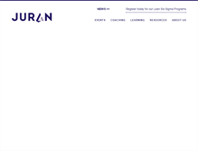 Tablet Screenshot of juran.com